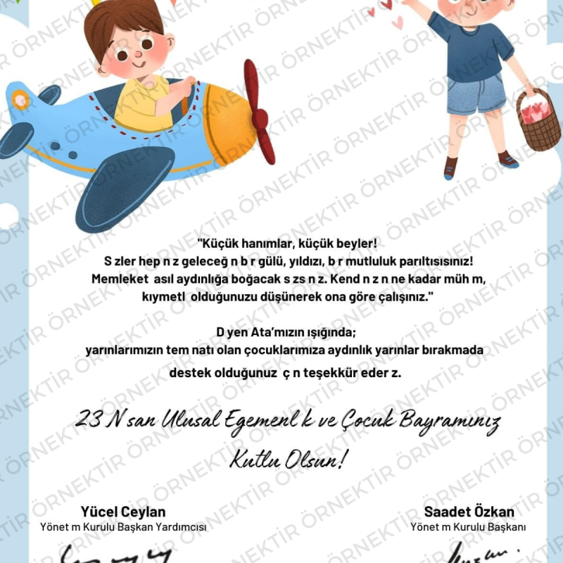 23 Nisan Destek Kartı